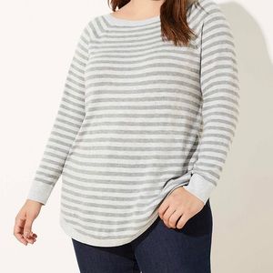 NWT Loft striped tunic sweater